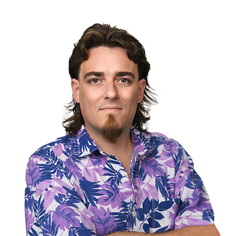 A picture of Palmer Luckey with a description of Founder, Anduril Industries